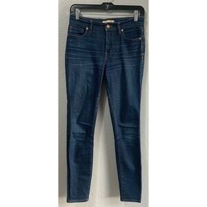 Madewell High Riser Skinny Jeans  Blue Stretch B7131 Womens Size 26
